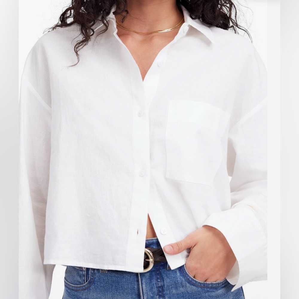 Madewell NWT Straight-Hem Shirt size medium
